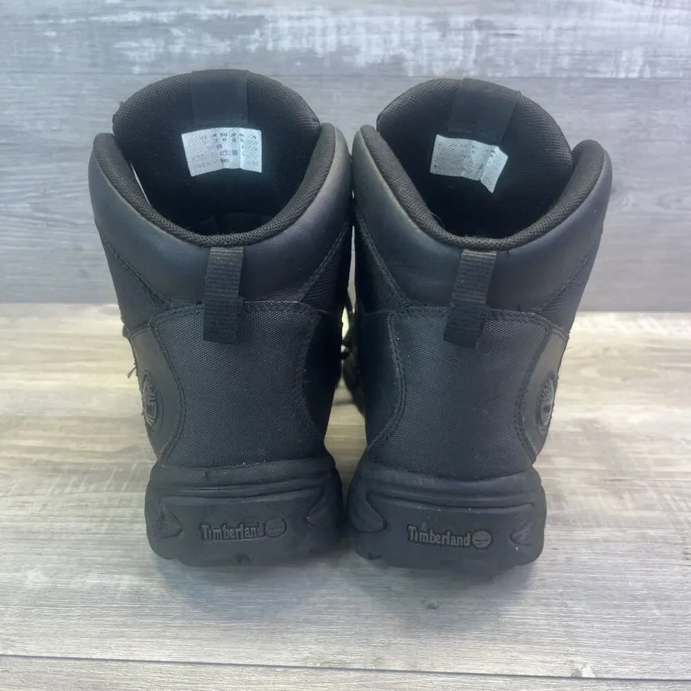 Mens Timberland Chocorua Mid LC Hiker Boot Black Full Grain Waterproof SZ 11